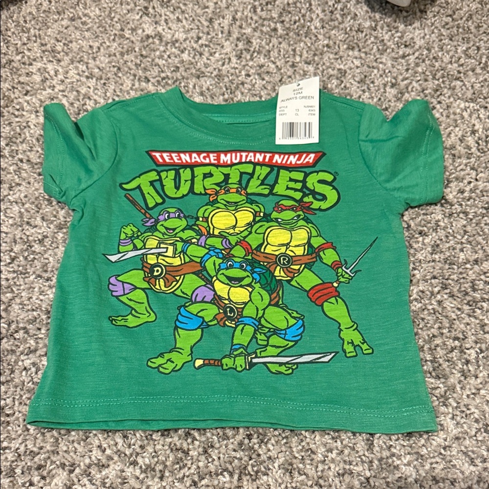 Teenage Mutant Ninja Turtles Green Graphic Tee